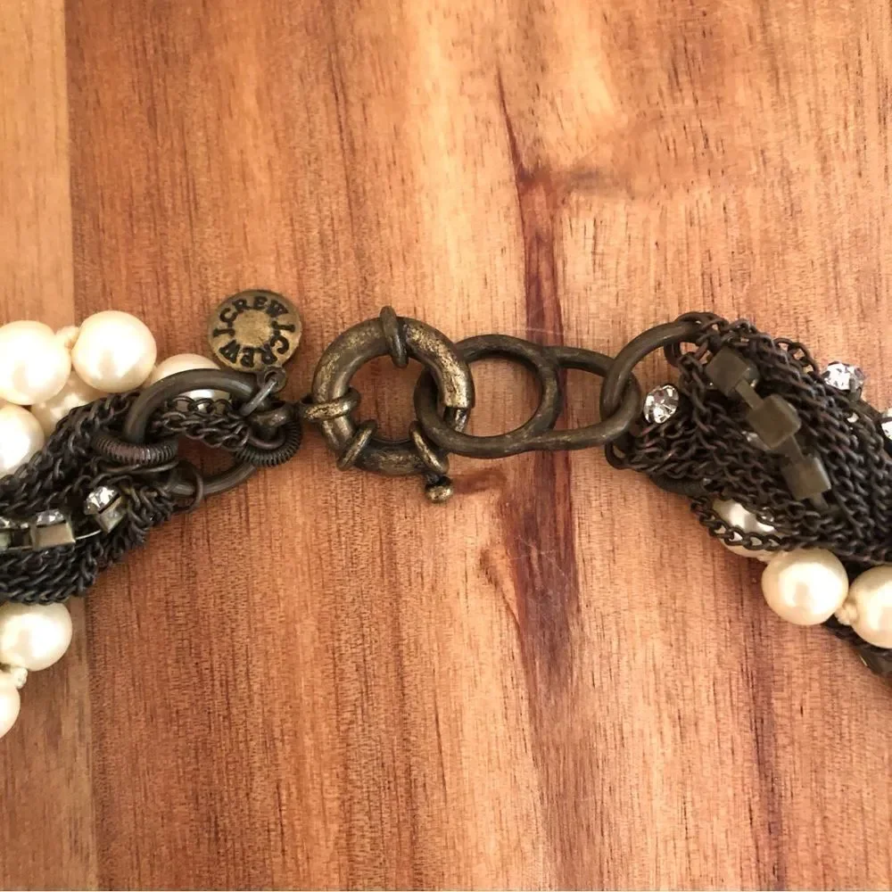 J.Crew | Mixed Media Statement Necklace | 20” Length